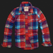 Boys Hollywood Beach Flannel Shirt     Hollywood Beach